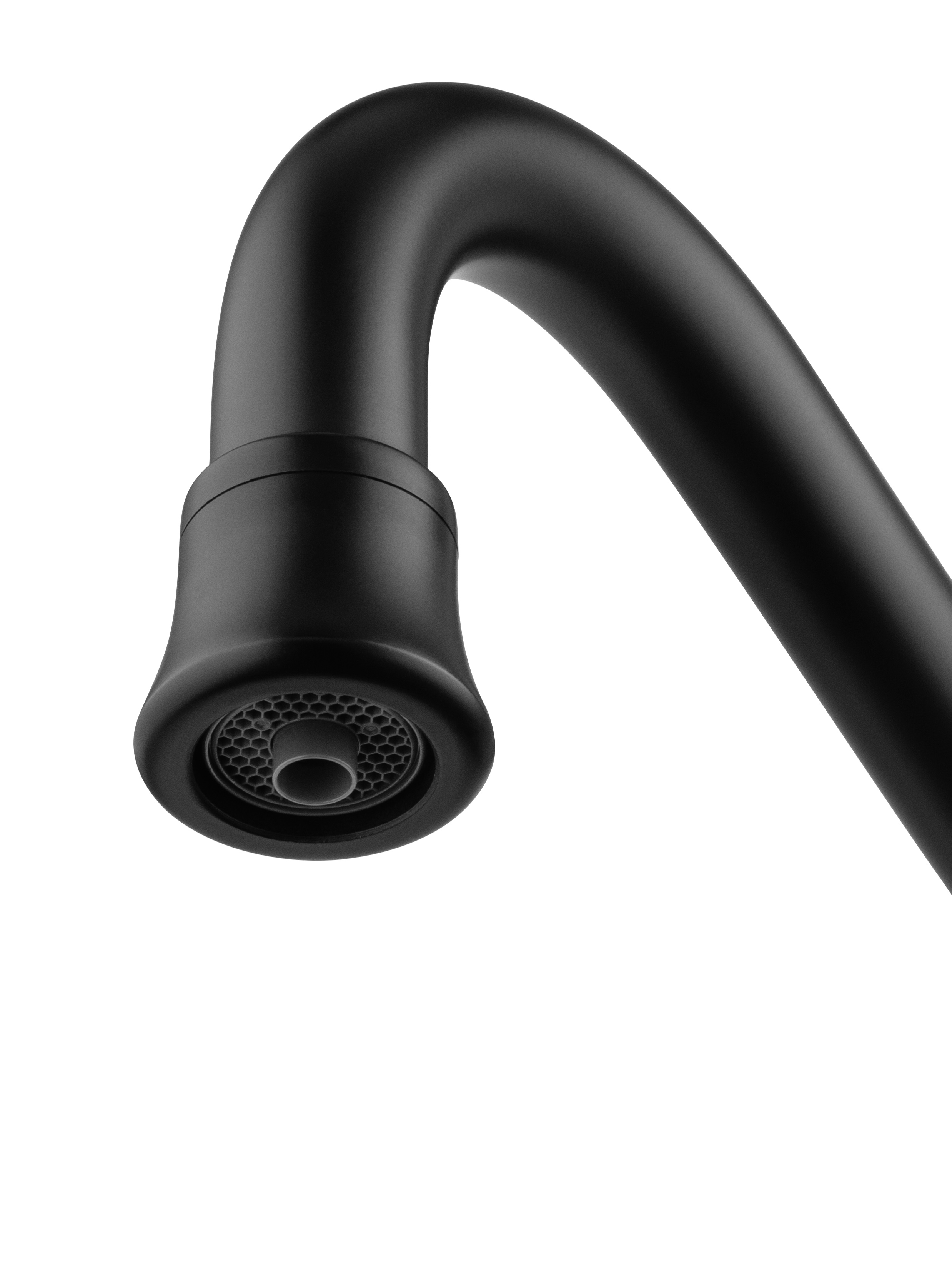 Смеситель для кухни c подключением фильтра WONZON & WOGHAND, Черный матовый (WW-88458006-MB) - Gidratop.ru изображение