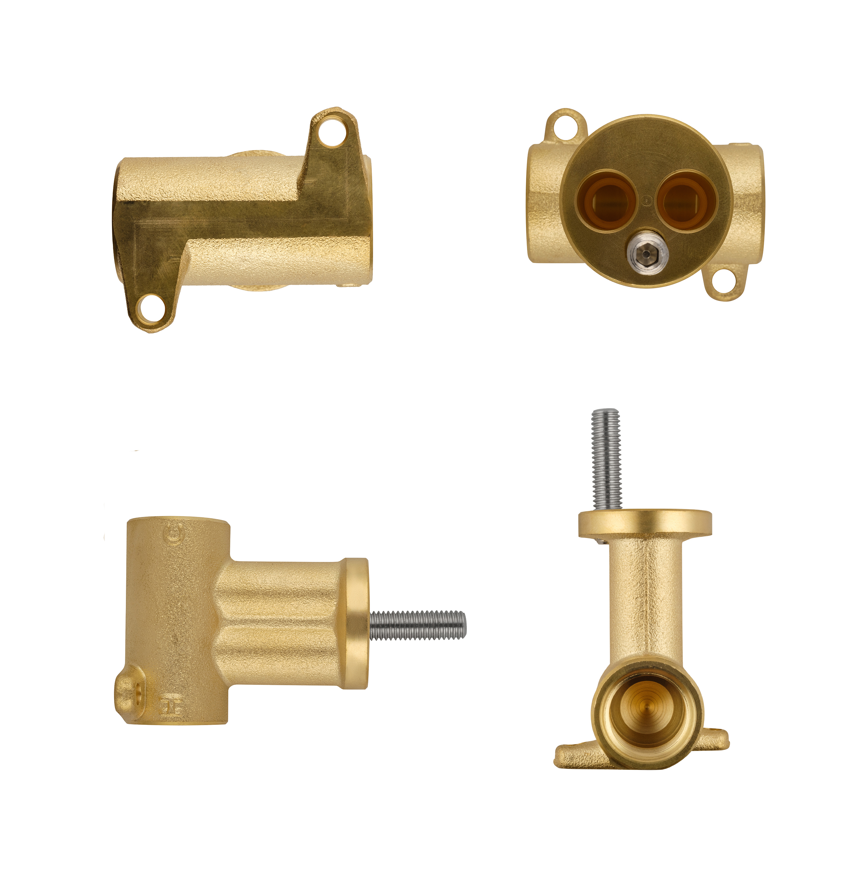 Смеситель с гигиеническим душем встраиваемый WONZON & WOGHAND FRAME, Темный графит (WW-88829010-BGM) - Gidratop.ru изображение