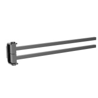 Полотенцедержатель поворотный WONZON & WOGHAND LOTTE, Темный графит (WW-8331-BGM) - Gidratop.ru изображение