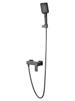 Смеситель для душа WONZON & WOGHAND CUBE 2.0, Темный графит (WW-88048068-BGM) - Gidratop.ru изображение