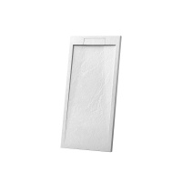 Поддон для душа из искусственного камня  VST-4SRL8012W, 1200*800*25, белый матовый - Gidratop.ru изображение