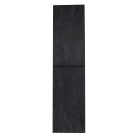 MOLVENO Шкаф подвесной с двумя распашными дверцами с доводчиками, с двумя полками, Nero, 400x300x1600, MOLVENO-1600-2A-SC-NR - Gidratop.ru изображение