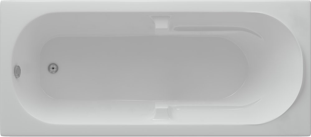 Акриловая ванна Aquatek Лея LEY170-0000015 170x75 слив слева, вклеенный каркас, с фронтальным экраном