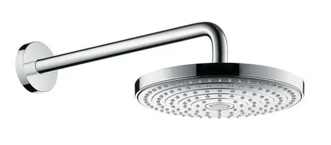 Верхний душ Hansgrohe Raindance Select ES, 24х24 см, 2 режима струи, с держателем 26470000, цвет хром - Gidratop.ru изображение