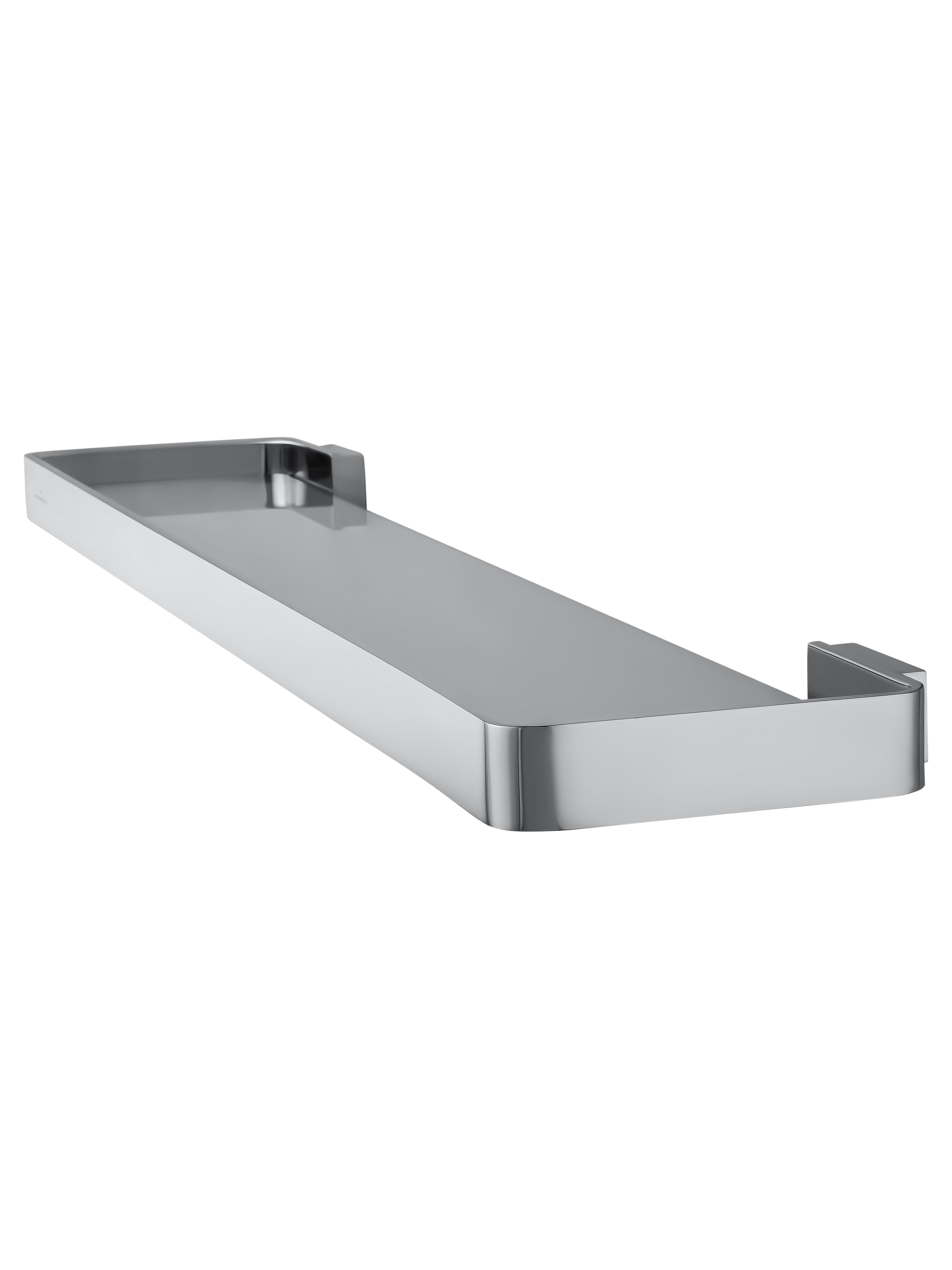 Стеклянная полка для ванной WONZON & WOGHAND LOTTE, Хром (WW-8327A) - Gidratop.ru изображение