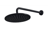 CZR-B-TDD-30-NOP Верхний душ круглый, диаметр 30 см, исполнение черный матовый - Gidratop.ru изображение