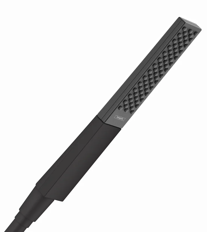Ручной душ Hansgrohe Rainfinity 100 26867670, EcoSmart 1 тип струи, чёрный матовый - Gidratop.ru изображение