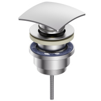 Донный клапан для раковины WONZON & WOGHAND, Брашированный никель (WW-88SS13-BN)