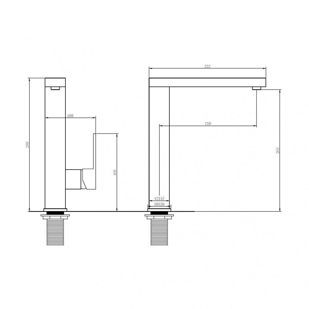 Смеситель ABBER Daheim AF8214B для кухни, черный матовый - Gidratop.ru изображение