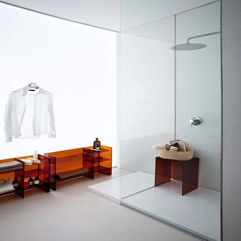 Табурет Laufen Kartell 3.8933.0.081.000.1 33 см, пластик, цвет янтарь - Gidratop.ru изображение