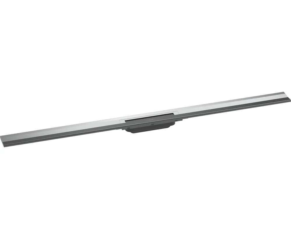 Решетка для дренажного канала Hansgrohe RainDrain Flex, 120 см, хром, 56054000 - Gidratop.ru изображение