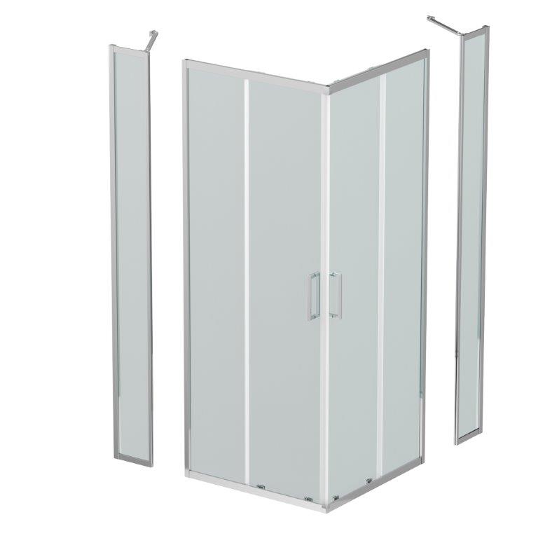 Душевой уголок BelBagno LUCE-A-22-100+20-C-Cr - Gidratop.ru изображение