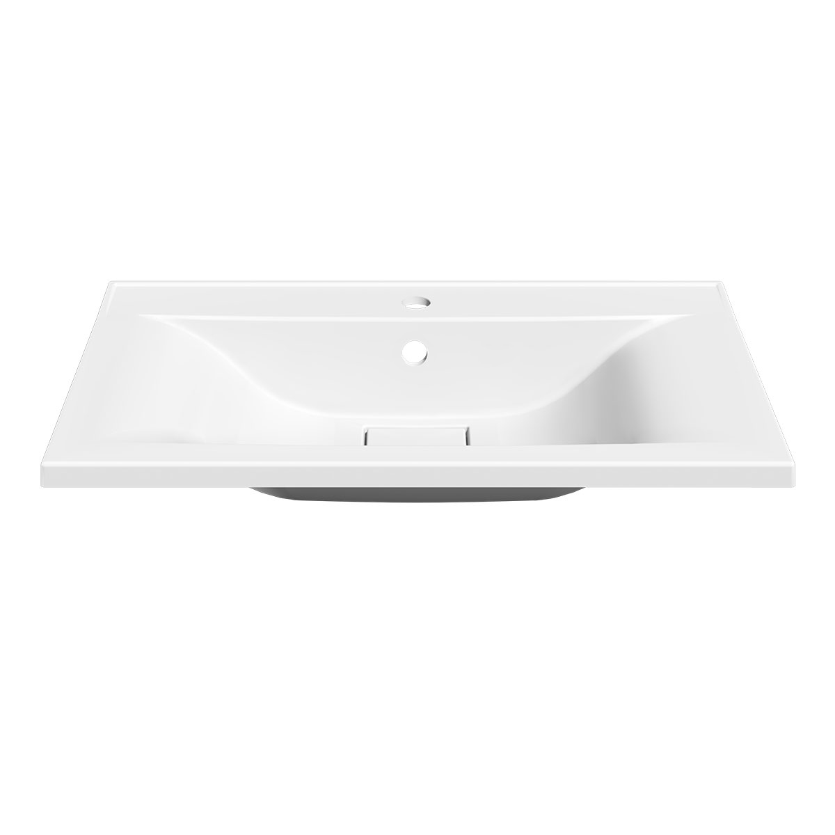 Раковина VCB-3M750W из искусственного камня, цвет белый - Gidratop.ru изображение