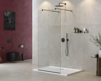 душевая перегородка CEZARES LIBERTA-L-2-80-C-NERO