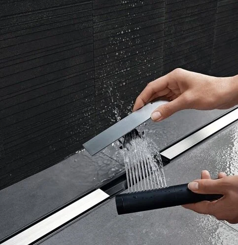 Крышка душевого канала Geberit CleanLine20 154.451.00.1, 30-130 cм, тёмный металл/матовый металл - Gidratop.ru изображение