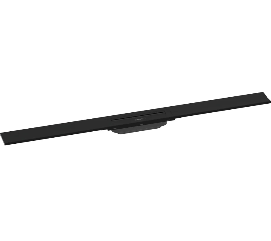Решетка для дренажного канала Hansgrohe RainDrain Flex, 100 см, черный матовый, 56053670 - Gidratop.ru изображение