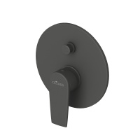 NAUTIC-VDIM-NOP Встраиваемый однорычажный смеситель для душа с переключателем, исполнение черный матовый