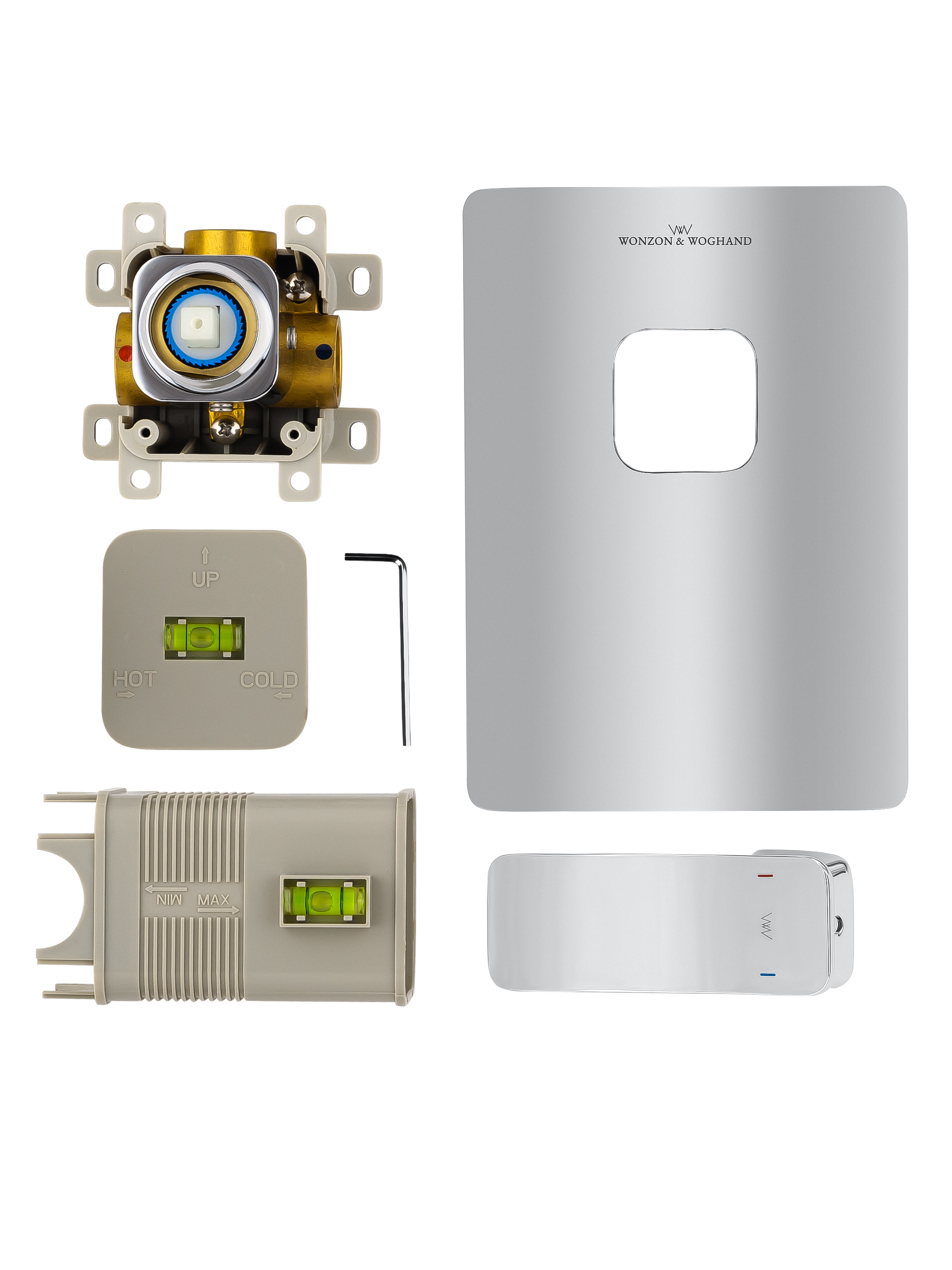 Смеситель для душа встраиваемый WONZON & WOGHAND NAVIA, Хром (WW-184700-CR) - Gidratop.ru изображение