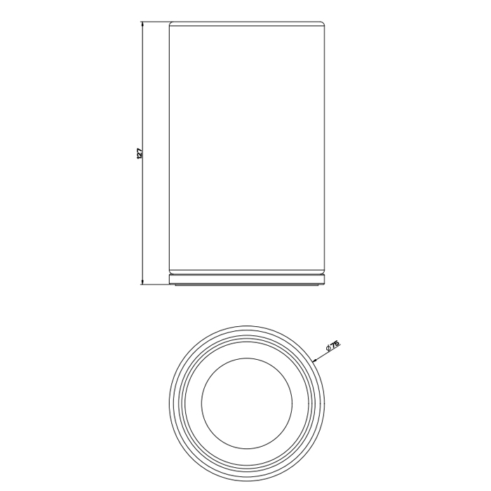 GESSI INCISO стакан настольный, цвет: белый/finox - Gidratop.ru изображение