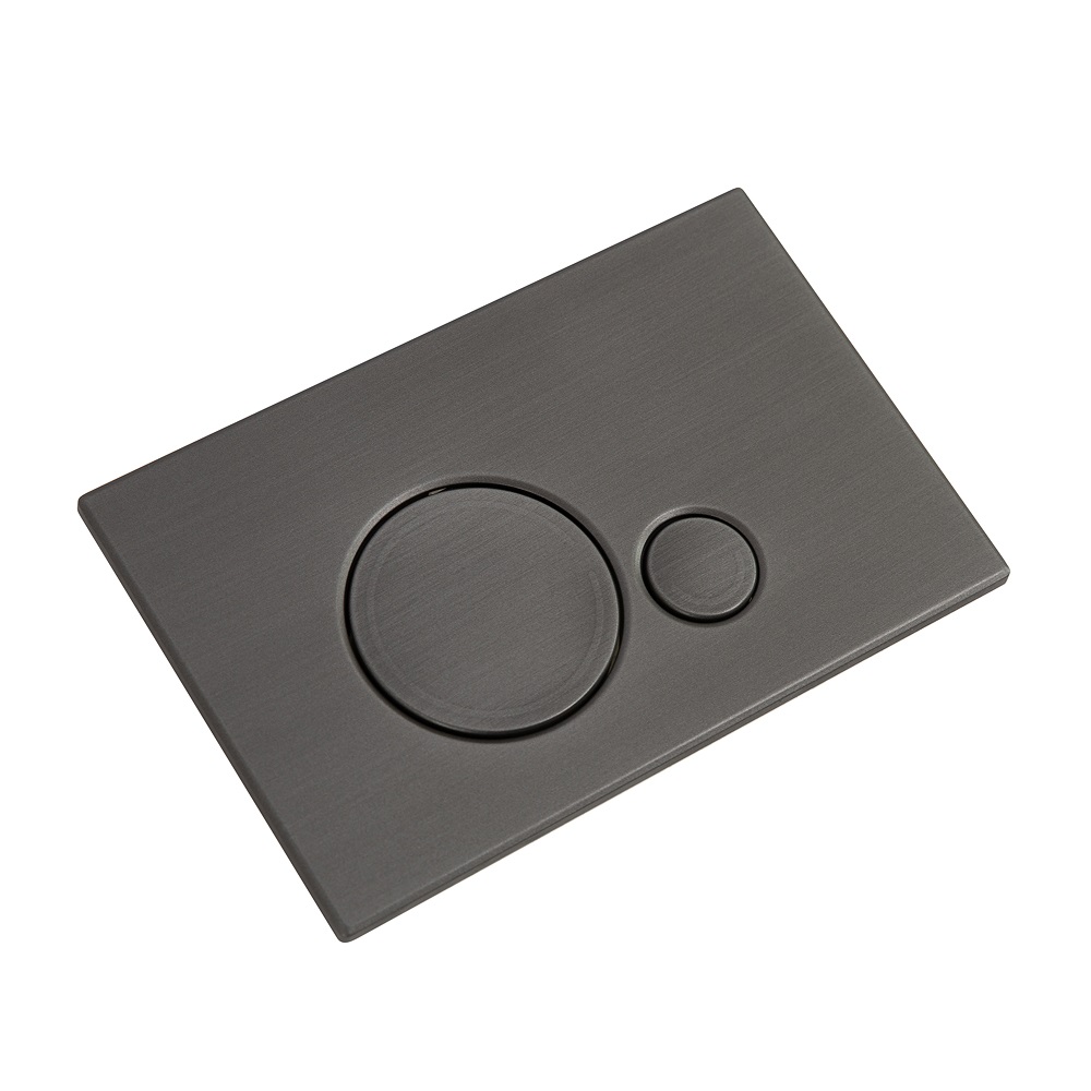 Кнопка смыва SFERA, цвет-оружейная сталь CZR/BB-SR-GM - Gidratop.ru изображение