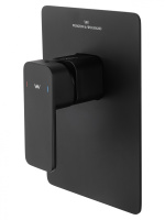 Смеситель для душа встраиваемый WONZON & WOGHAND ARNIE, Черный матовый (WW-694700-2-MB)