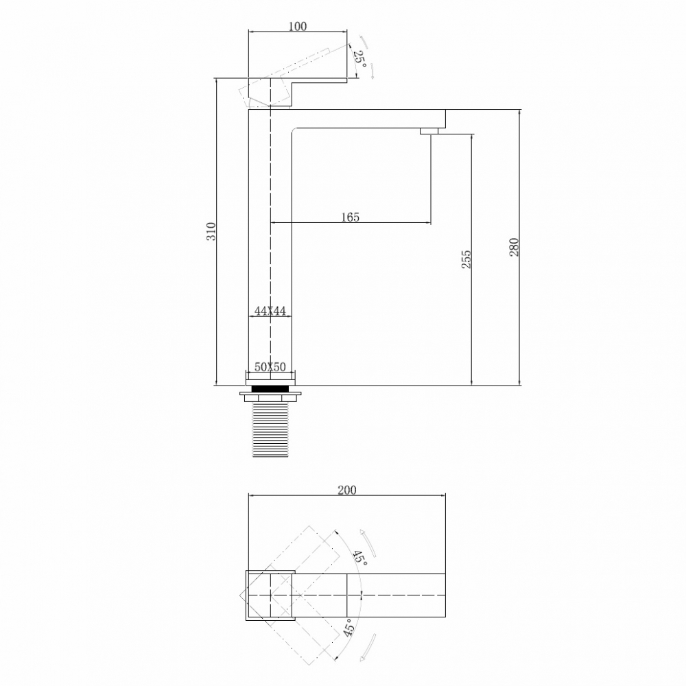 Смеситель ABBER Daheim AF8211SP для раковины, сатин - Gidratop.ru изображение