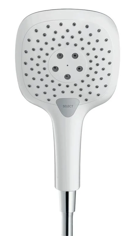 Ручной душ Hansgrohe Select E 150 3jet 26550400 белый/хром - Gidratop.ru изображение