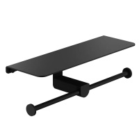 GESSI Rilievo двойной держатель туалетной бумаги, цвет: nero XL