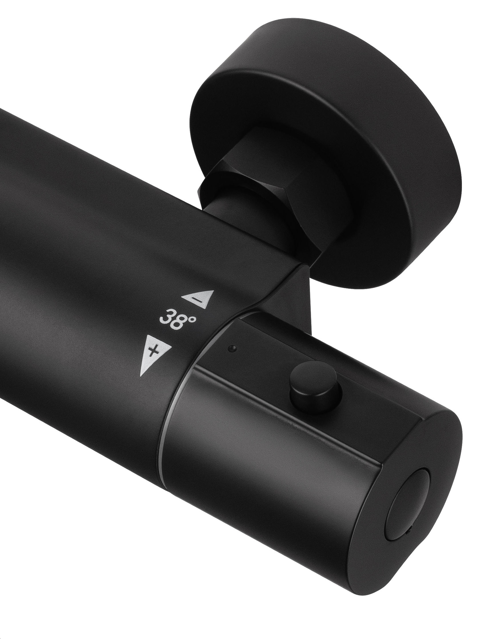 Смеситель для душа с термостатом WONZON & WOGHAND INN 6, Черный матовый  (WW-B2029-A-MB) - Gidratop.ru изображение