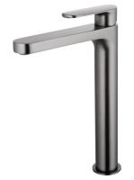 Смеситель для раковины высокий WONZON & WOGHAND, Темный графит (WW-H1034-BGG) - Gidratop.ru изображение