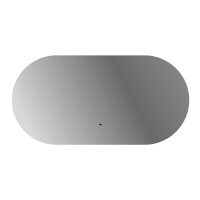 Зеркало с контурной подсветкой и реверсивнаятчиком движения CZR-SPC-VAGUE-1400-700-MOV, 12V, 220-240V, 1400x700x30 - Gidratop.ru изображение