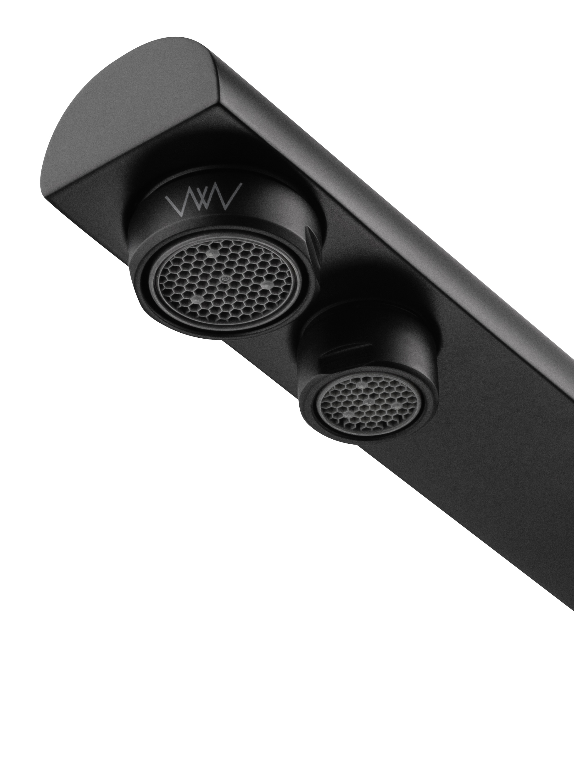 Смеситель для кухни с подключением фильтра WONZON & WOGHAND, Черный матовый (WW-88458003-MB) - Gidratop.ru изображение