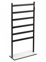 Полотенцесушитель электрический напольный WONZON & WOGHAND ESSEN, Черный матовый (WW-A406-MB)