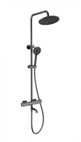 Душевая система с термостатом WONZON & WOGHAND STAY 1, Темный графит (WW-B3051-A1-BGG) - Gidratop.ru изображение