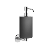 Gessi Ingranaggio дозатор для жидкого мыла настенный черный, цвет: хром - Gidratop.ru изображение