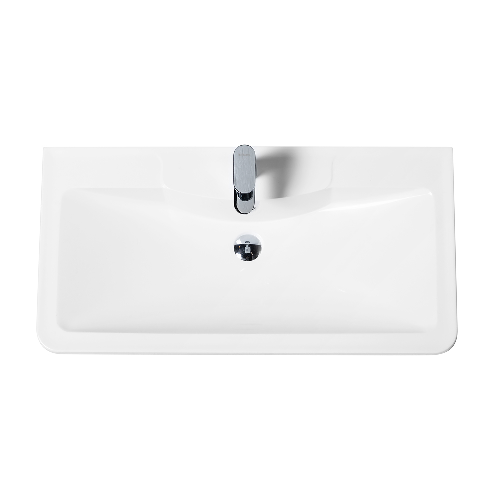 Раковина из литьевого мрамора, 900х455х145, BB900/455-LV-MR-ALR - Gidratop.ru изображение