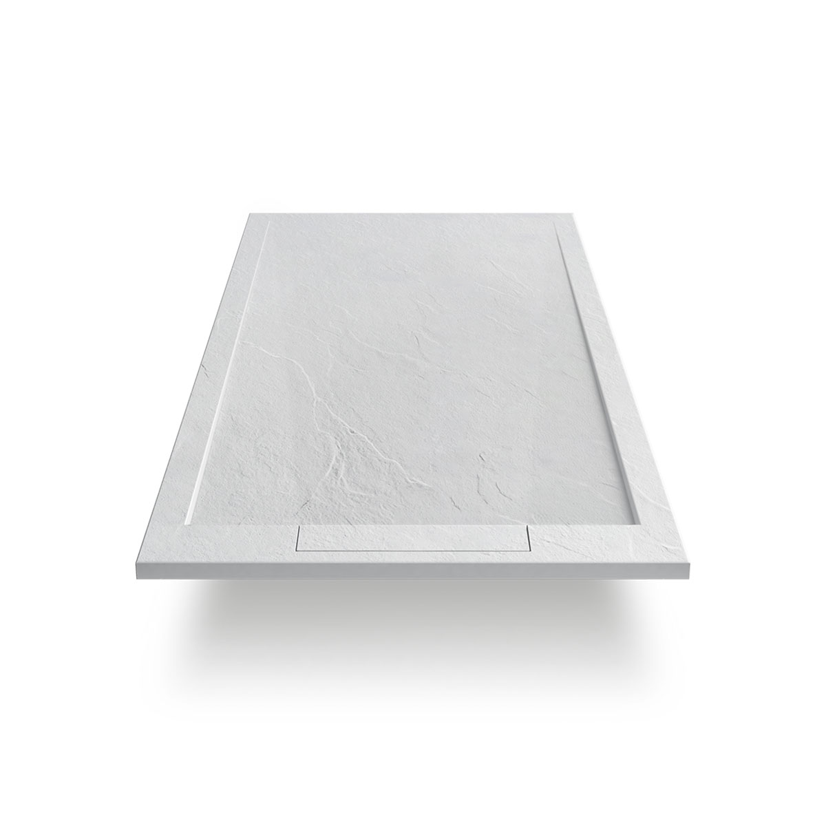 Поддон для душа из искусственного камня VST-4SRL9016W, 1600*900*25, белый матовый - Gidratop.ru изображение