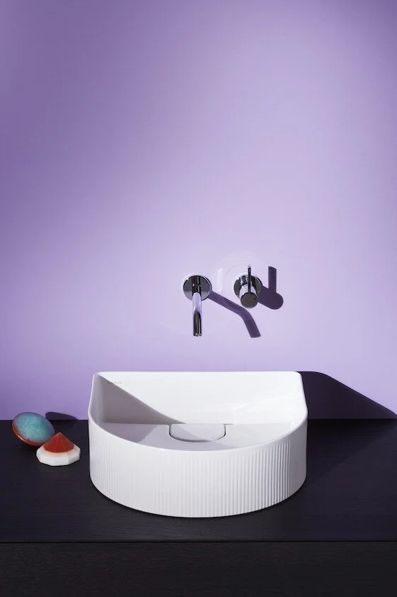 Раковина Laufen Sonar 8.1234.3.000.112.1 41 х 36.5 х 14 см, с текстурой, белый - Gidratop.ru изображение