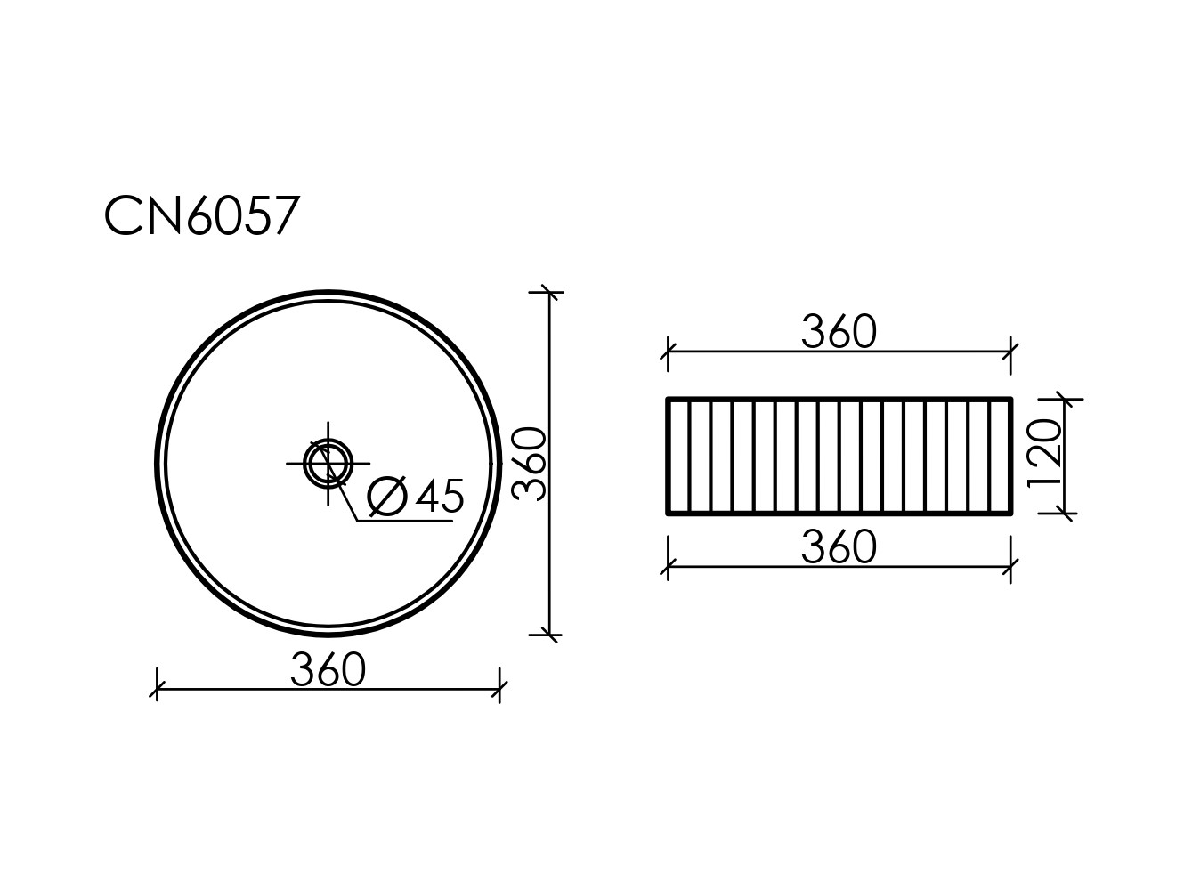 Умывальник чаша накладная круглая Element 360x360x115мм - Gidratop.ru изображение