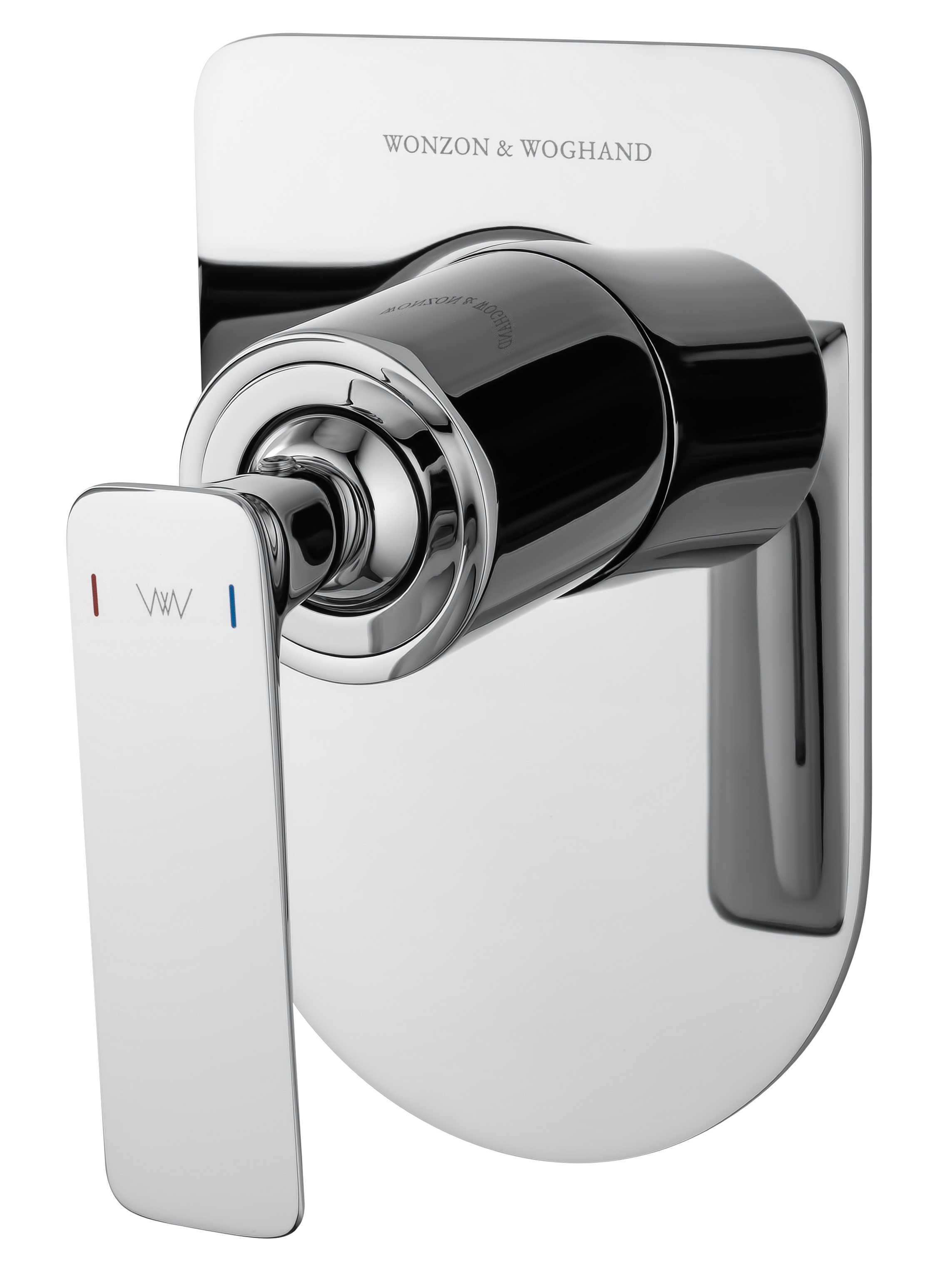 Смеситель для раковины встраиваемый WONZON & WOGHAND SHARK, Хром (WW-481701-CR) - Gidratop.ru изображение