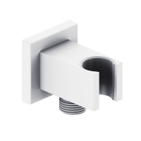 Шланговое подключение с держателем  WONZON & WOGHAND, Белый матовый (WW-HZ2312-MW) - Gidratop.ru изображение