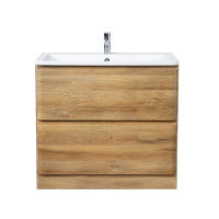 ALBANO База под раковину напольная с двумя выкатными ящиками, Rovere Rustico, 1000x450x810, ALBANO-1000-2C-PIA-RR - Gidratop.ru изображение