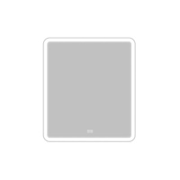 Зеркало со встроенным светильником, сенсорным выключателем и подогревом SPC-MAR-700-800-LED-TCH-WARM, 12W, 220-240V, 700x30x800 - Gidratop.ru изображение