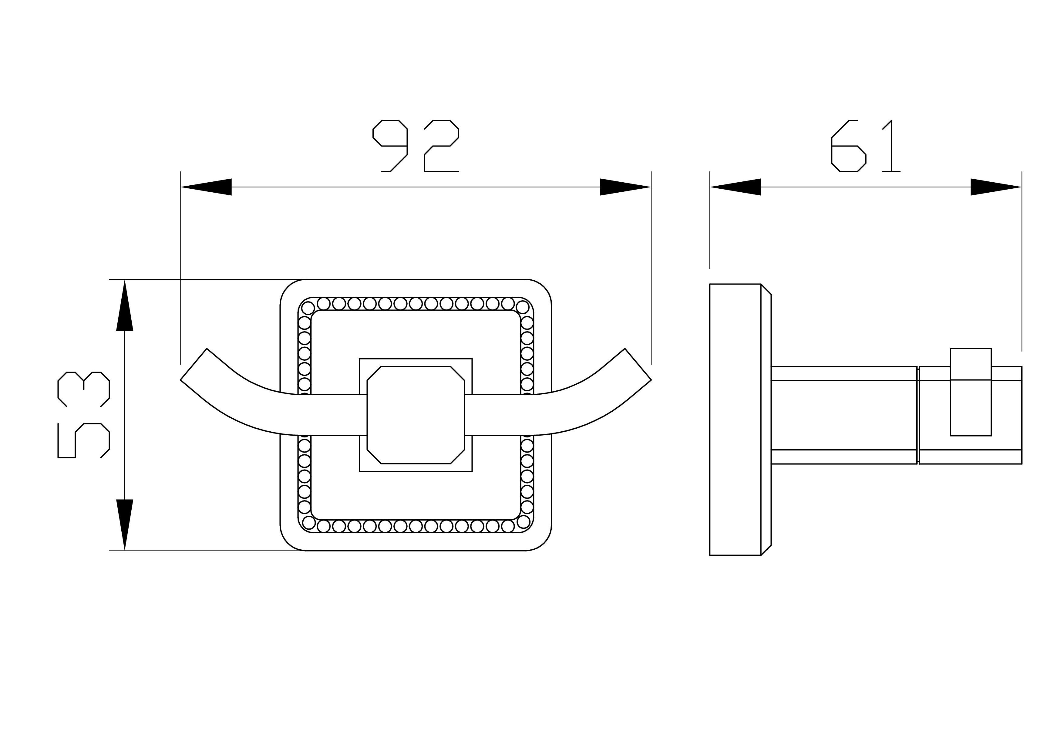 Двойной крючок для ванной WONZON & WOGHAND ROMA, Бронза (WW-7225) - Gidratop.ru изображение
