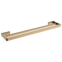 Полотенцедержатель двойной ABBER Westen AA1757G золото матовое - Gidratop.ru изображение