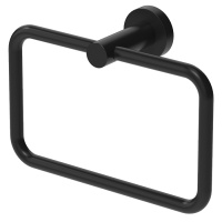 Colombo Plus Полотенцедержатель, кольцо, цвет: чёрный матовый - Gidratop.ru изображение