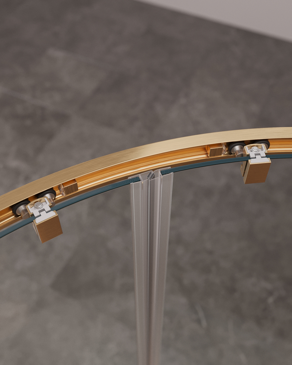 Душевой уголок CEZARES MOLVENO-RH-2-120/100-C-BORO-IV - Gidratop.ru изображение