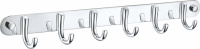 Вешалка с 6 крючками для ванной WONZON & WOGHAND, Хром (WW-9384-6) - Gidratop.ru изображение