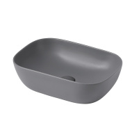 Раковина накладная ABBER Rechteck AC2200MG серая матовая - Gidratop.ru изображение