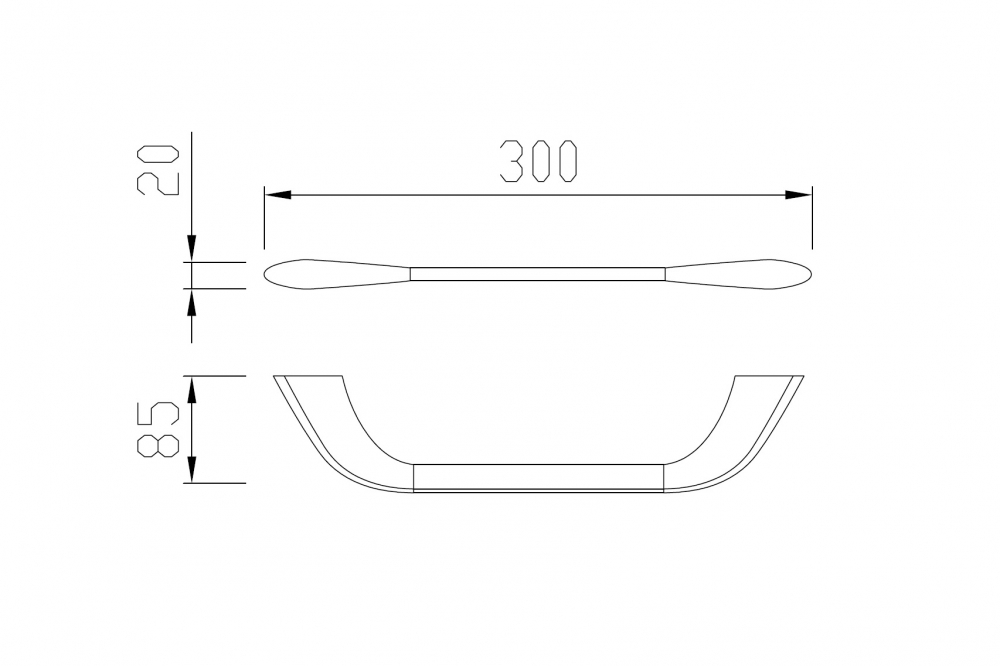 Полотенцедержатель ABBER Nord AA1551B черный матовый - Gidratop.ru изображение